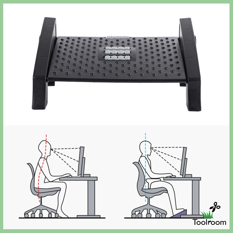 [Toolroom] Gác Chân Để Bàn Văn Phòng Thoải Mái Có Thể Điều Chỉnh Chiều Cao
