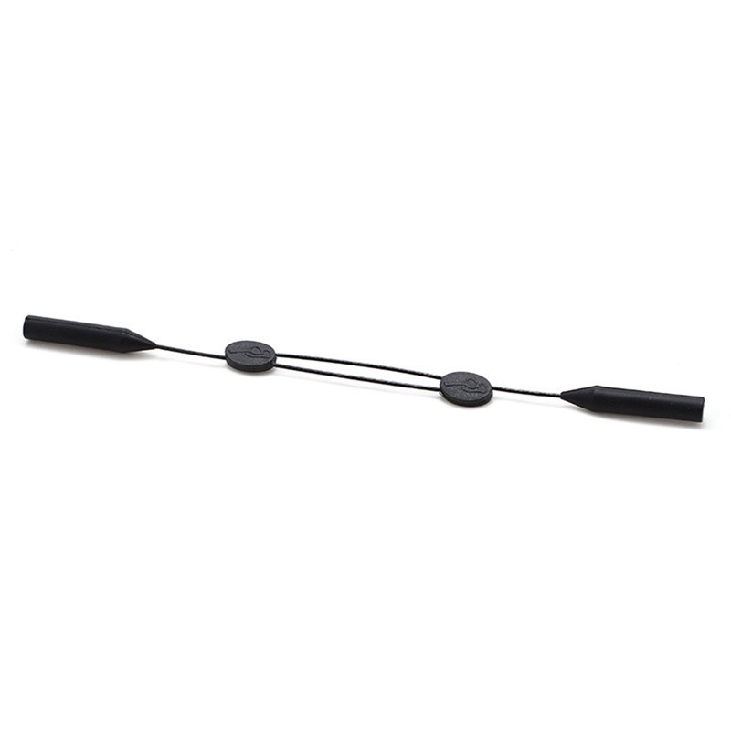 Dây Đeo Giữ Mắt Kính Bằng Silicon Màu Đen Có Thể Điều Chỉnh Cho Cả Nam Và Nữ