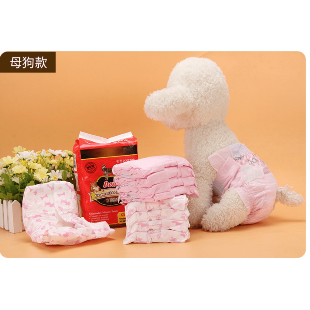 [Giá Rẻ] Bỉm Vệ Sinh Dono Cho Chó Mèo Cái - Bỉm Thú Cưng DreamPet