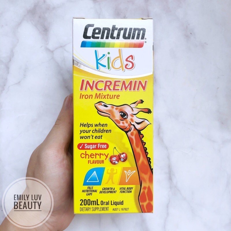 Siro CenTrum Kids cho bé ăn ngon miệng, hấp thụ tốt