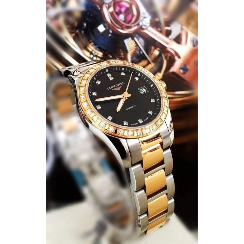 Đồng hồ nữ LONGINES Conquest Diamond Automatic