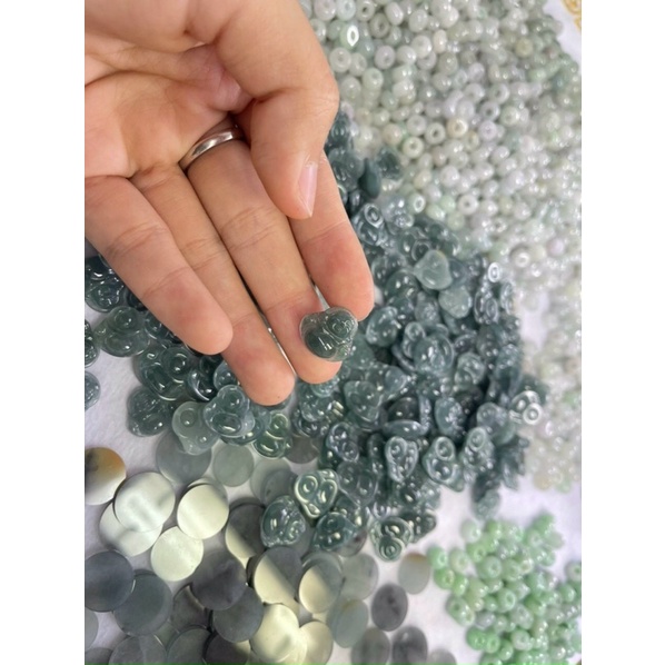 Mặt dây chuyền Phật Di Lặc lam ngọc size nhỏ