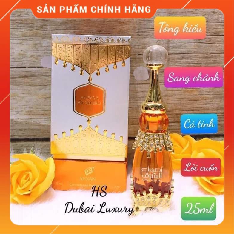 Tinh Dầu Nước Hoa Dubai Adwaa Al  - Ngọt ngào sang tây cam kết hàng chính hãng