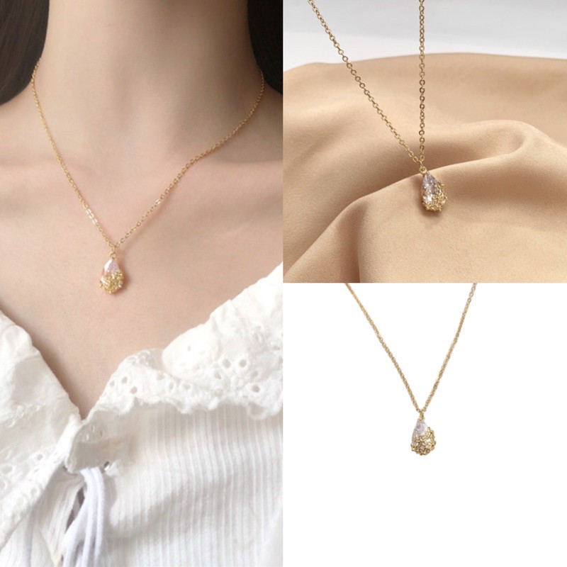 🌸 Dây chuyền nữ, Vòng cổ choker gắn ngọc phong cách Hàn Quốc