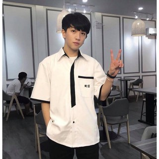 [FREE SHIP ĐƠN 99K] ÁO SƠ MI HÀN VIỀN UNISEX