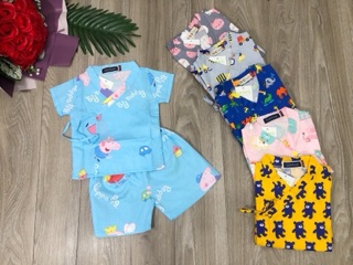 Bộ Yukata chất thô Hàn cho bé