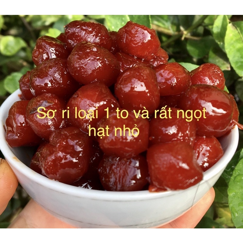 Mứt Sơ ri 500g to ngon hạt nhỏ(dùng mix chè, sữa chua) ngon tuyệt hảo