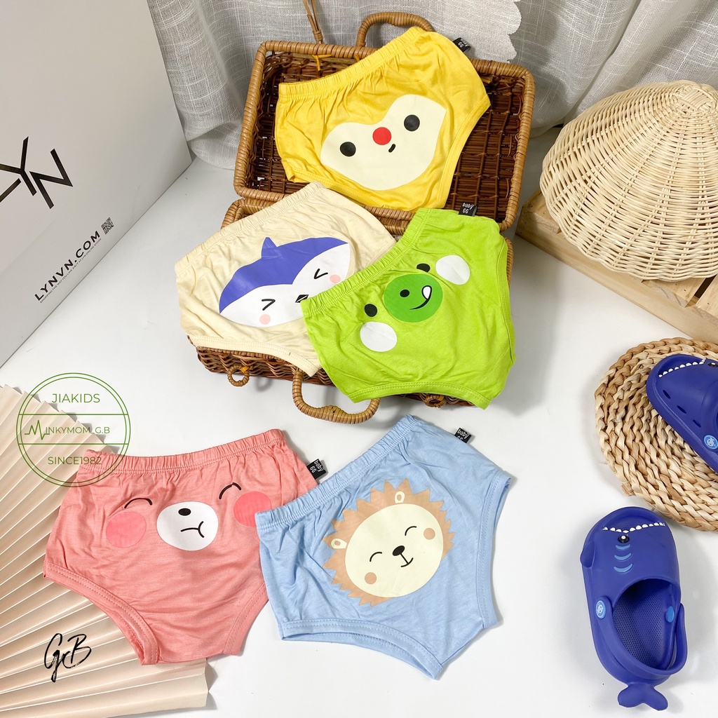 Bộ Quần Áo Ba Lỗ, Quần Chip Minky Mom, Vải Thun Lạnh Thoáng Mát, In Hình Ngộ Nghĩnh- Mã: BL-IN19