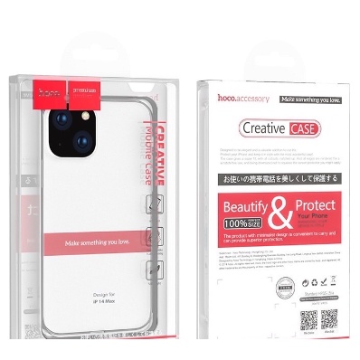 Ốp lưng dẻo Hoco cho iPhone 14, 14 Pro, 14 Plus, 14 Pro Max silicon dẻo cao cấp