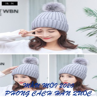 ❤️Hot Trend❤️Mũ Len Trùm Đầu Beanie Mùa Đông Nam Nữ Nhiều Màu