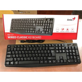 Bàn phím máy tính genius kb-117 usb smart chính hãng