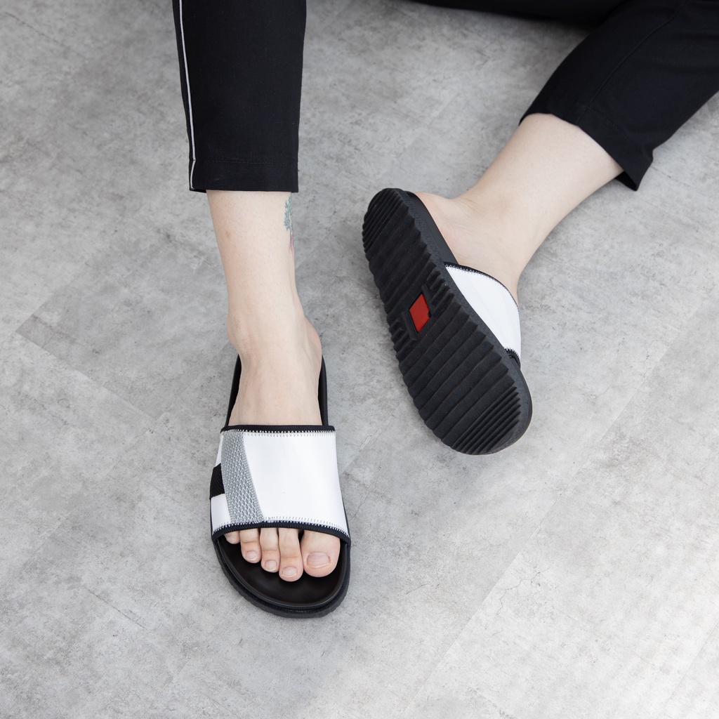 Dép MWC 7693 - Dép Nam Quai Ngang Basic Đế Bệt Phong Cách,Dép Quai Ngang Nam Đẹp,Siêu Hot Trend, Mẫu Mới, Giá Tốt