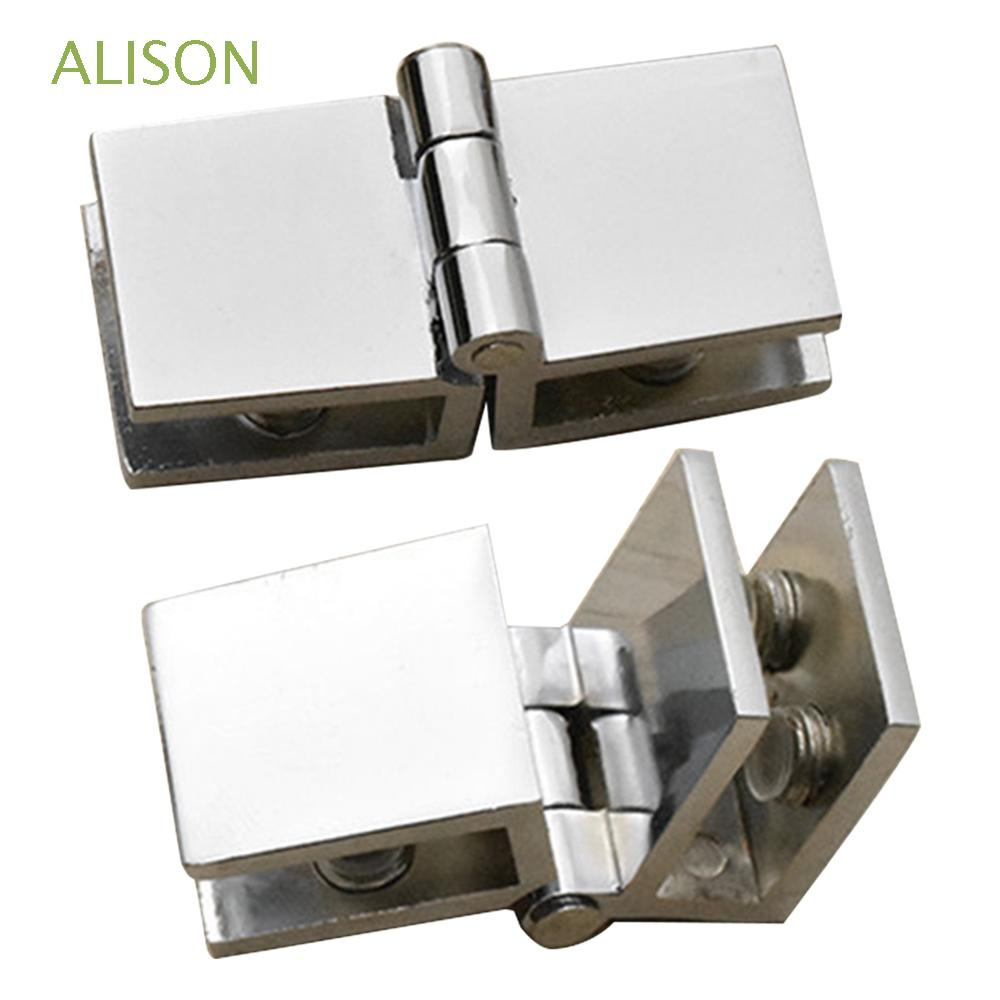 Kẹp Cố Định Bản Lề Cửa Kính Thủy Tinh Xoay 180 Độ 0 / 90 / 180 Độ Cho Cửa Tủ Rượu 5-8mm
