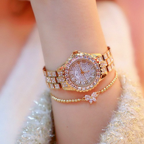 [Mã FAMAYFA2 giảm 10K đơn 50K] [QUÁ ĐẸP] ĐỒNG HỒ NỮ DÂY KIM LOẠI LUOBOS MẶT KIM CƯƠNG ĐÍNH NGỌC PHONG CÁCH HÀN QUỐC | BigBuy360 - bigbuy360.vn