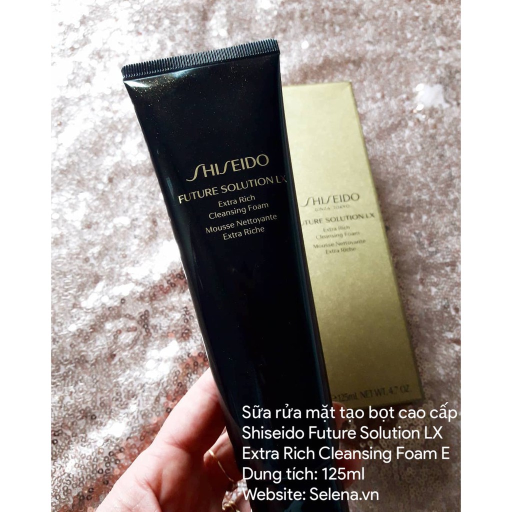 [CHÍNH HÃNG] Sữa rửa mặt Shiseido Future Solution LX Extra Rich Cleansing Foam E 125ml