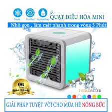 [ Bảo hành 12 tháng ] Quạt Điều Hòa Mini, Quạt Điều Hòa Lọc Và Làm Mát Không Khí để bàn tiện lợi