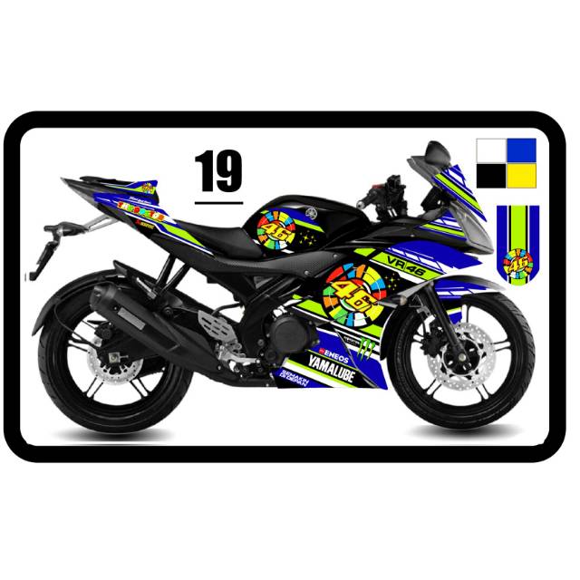 Sticker Dán Trang Trí Xe Hơi Yamaha R 15 2014 2015 2016 2017 / Variation R15 / Yamaha / R 15