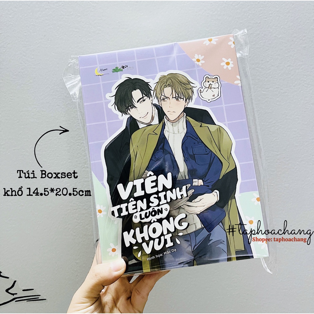 Túi bọc Boxset khổ 14.5*20.5cm - Túi dán bảo quản Boxset chống bụi