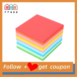 1 Gói 520 Tờ Giấy Gấp Origami 7x7cm Nhiều Màu Sắc