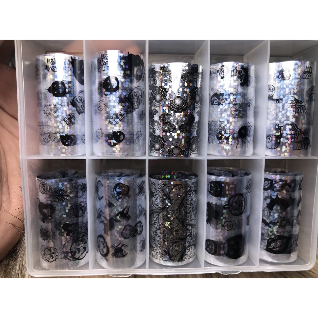 Foil dán móng hình hallowen
