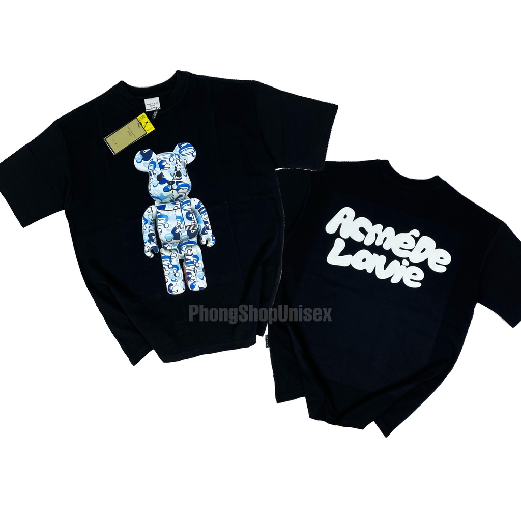 Áo thun ADLV Bearbrick, Áo phông tay lỡ nam nữ Form rộng chất Cotton PhongShopUnisex