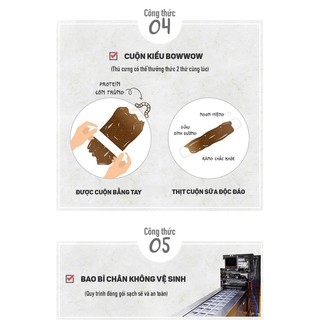 Thịt vịt cuộn thanh sữa Bowwow 80g