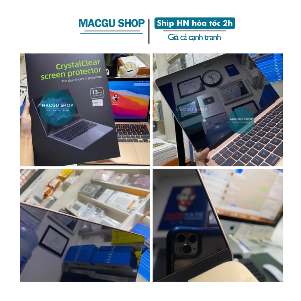 BỘ DÁN MACBOOK 3M INNOSTYLE JRC GUARD 6-In-1. Dán macbook cao cấp, chống trầy xước, tản nhiệt tốt - DM07