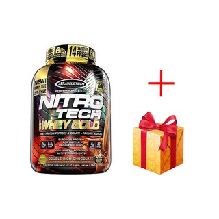 Sữa tăng cơ bắp muscletech nitrotech 100% whey gold 5 lbs hộp 76 lần dùng - hàng chính hãng