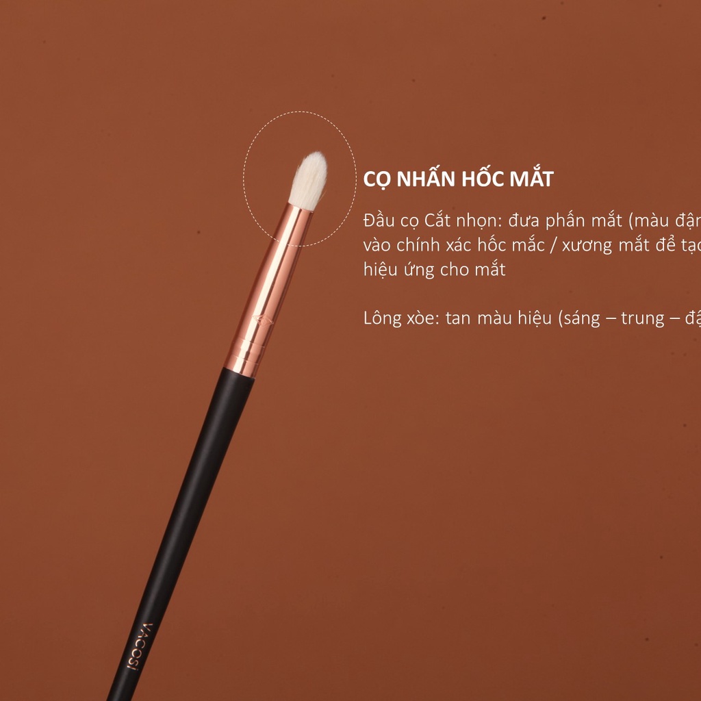 Cọ Nhấn Phấn Mắt Đầu Bút Chì VACOSI PENCIL EYESHADOW BRUSH- E14