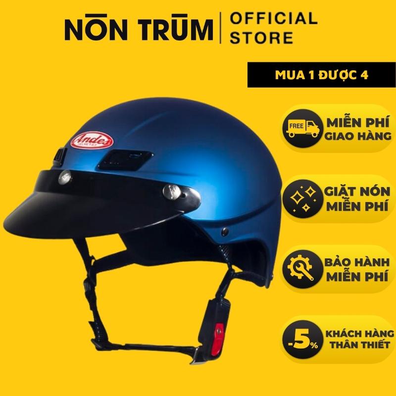 Nón bảo hiểm ANDES 109 gắn lưỡi trai chính hãng