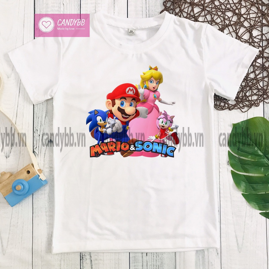 Áo thun Mario bé trai