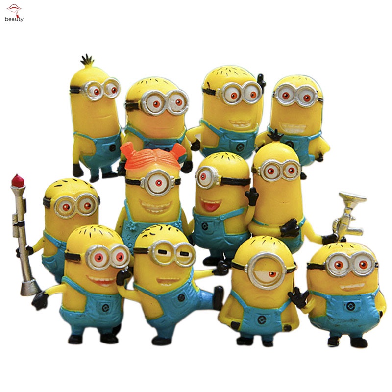 Set 12 Mô Hình Minion Đồ Chơi Đáng Yêu