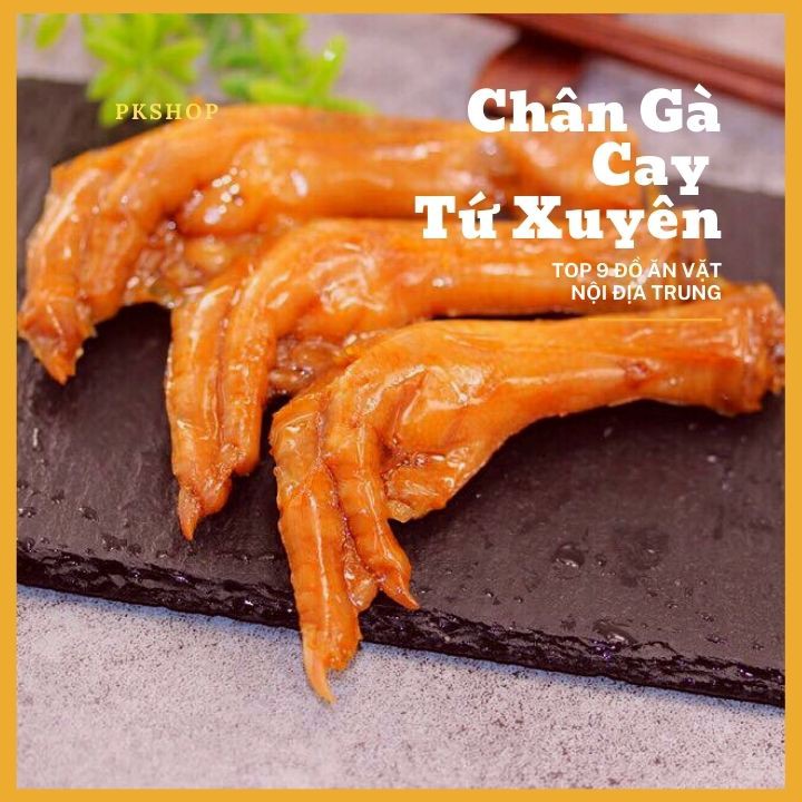 [HOT HIT] Chân Gà Cay Tứ Xuyên Dai Giòn Sừn Sựt/ Top 9 Đồ Ăn Vặt Nội Địa Trung Quốc Siêu Ngon - Gói 32G | BigBuy360 - bigbuy360.vn