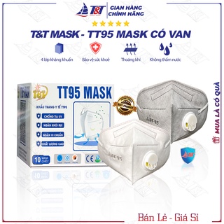 Khẩu trang y tế TT MASK TT95 Có Van model N95 - Chính hãng DNTN Trịnh Chung