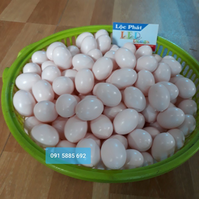 100 trứng bồ câu giả bằng nhựa, màu hồng phấn, trứng nước, mới, bền 100TN-H