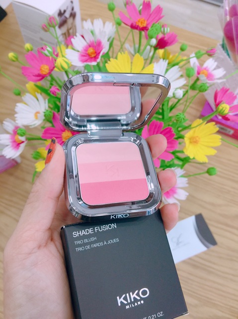 Phấn Má Hồng Kiko - Shade Fusion Trio Blush