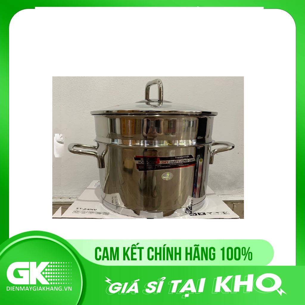 Bộ xửng Inox cao cấp HappyCook Novelty ST-24NV