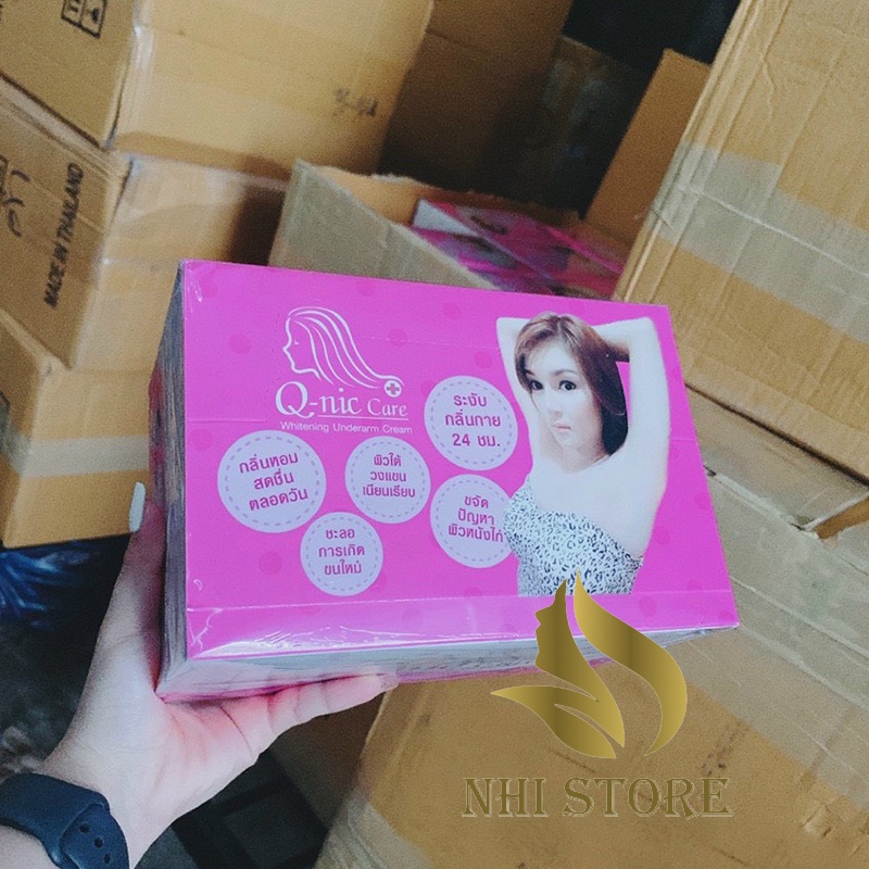 Kem Q NIC thâm nách bẹn đều màu da trắng sáng thái lan 15g