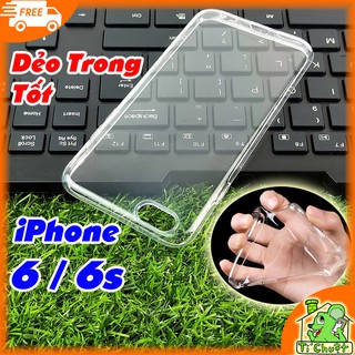 Ốp lưng iPhone 6 6s Silicon Dẻo Trong Suốt