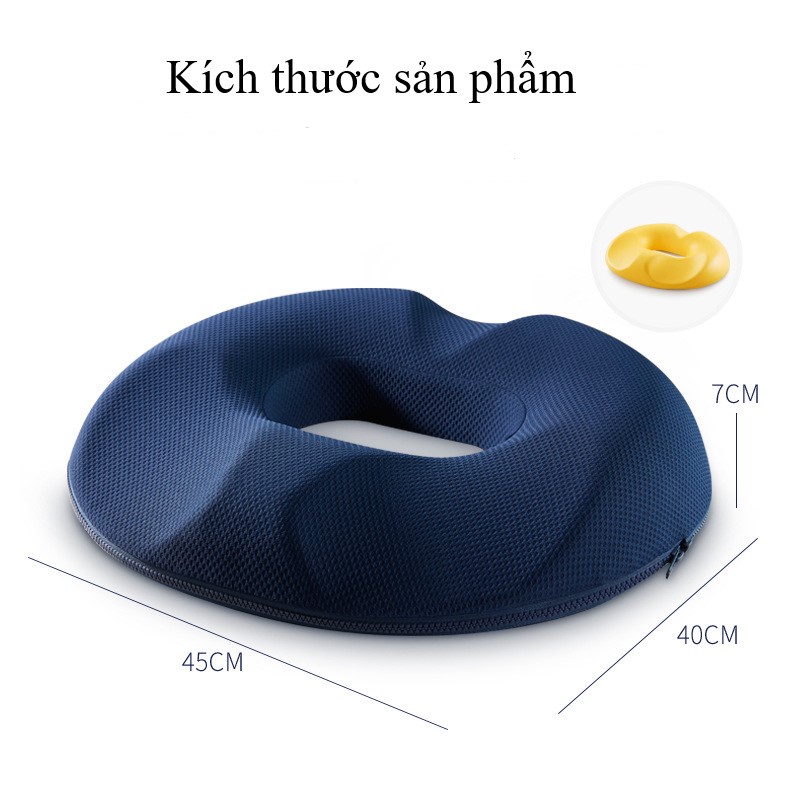 Đệm Ngồi DN02, Đệm Chống Trĩ Cho Người Văn Phòng, Bà Bầu và Người Lái Xe