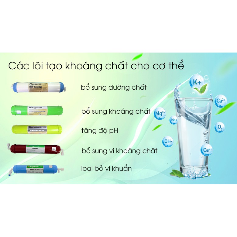 Lõi lọc Kangaroo - bộ lõi lọc 4/5/6/7/8/9 hàng chính hãng 100% [Combo] Bộ Lõi Lọc Số 5 6 7 8 9 Kangaroo Chính Hãng 100%