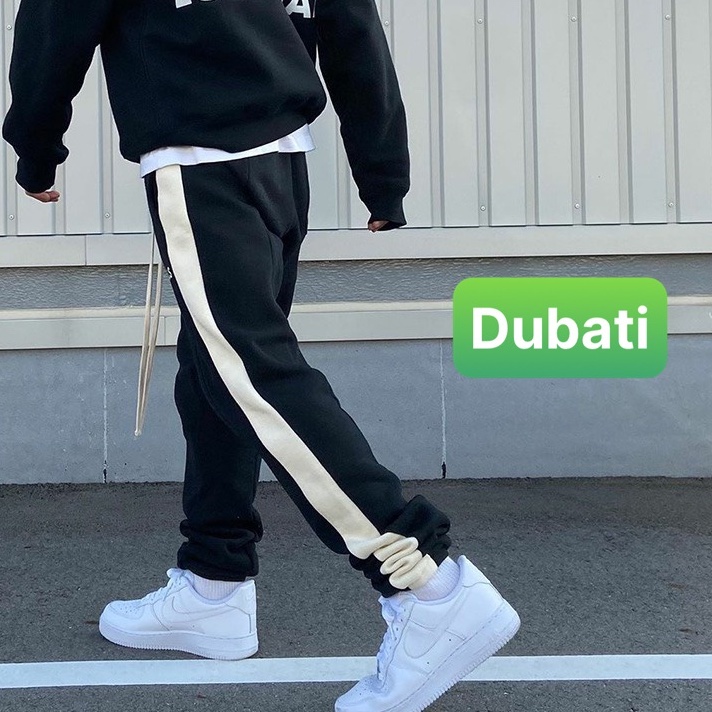 QUẦN JOGGER ESSENTIALS ỐNG RỘNG NAM NỮ CÓ BO 3 MÀU PHONG CÁCH HÀN QUỐC XỊN SÒ - DUBATI FASHION