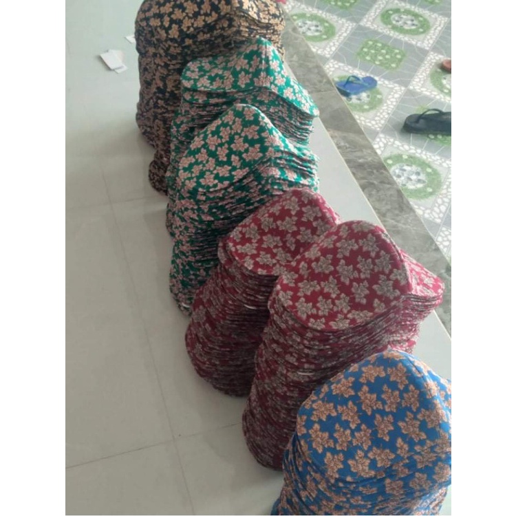 Khẩu trang tai vải lanh 2 mặt, dày, thoáng