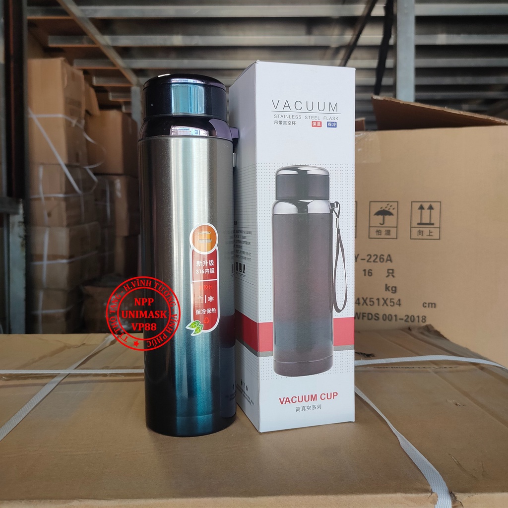 [Xả Kho] Bình Giữ Nhiệt Nóng Lạnh 1000ml Cao Cấp Titan - Thân Thiện Với Con Người, Inox Sus316 An Toàn Với Người Sử Dụng