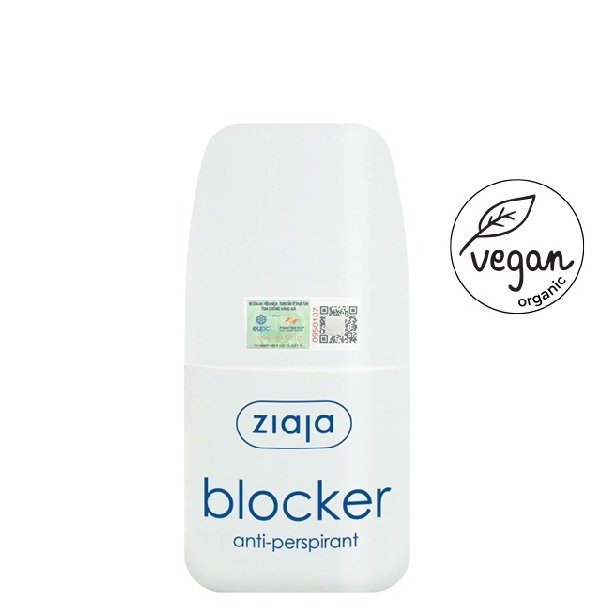 Lăn trị mùi kiểm soát mồ hôi vùng nách Blocker Ziaja Blocker Anti-perspirant 60ml