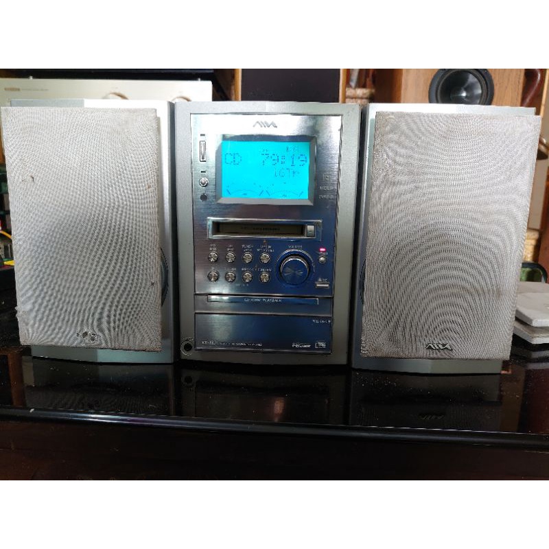 Dàn mini Aiwa LMJ1 Nhật bãi nguyên bản nghe cd, aux