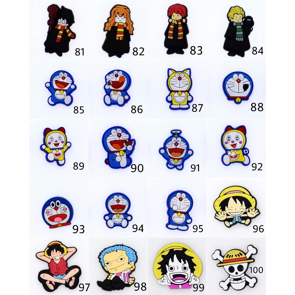 Stickers/jibbitz gắn dép sục (part 5)