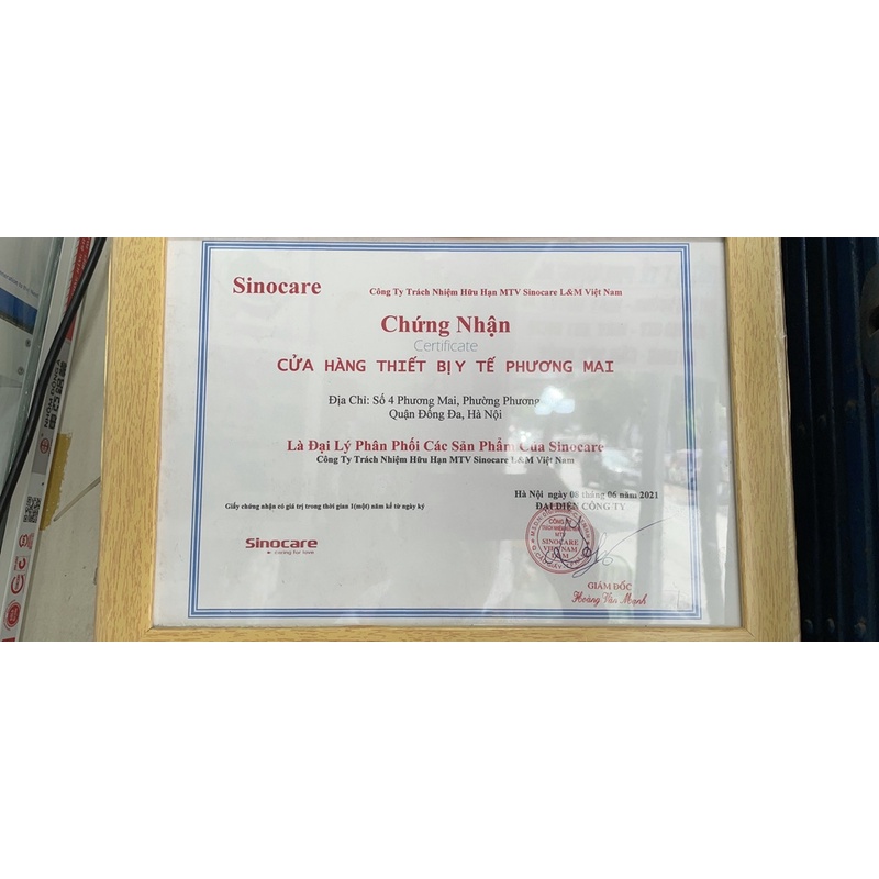 Que thử tiểu đường SINOCARE  SAFE ACCU2 tặng 50kim chích máu