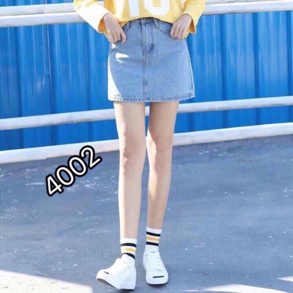 [Mã FAMAYWA giảm 10K đơn 50K] Chân Váy Jeans Chữ A Công Sở Thời Trang OHS4001-2 | BigBuy360 - bigbuy360.vn