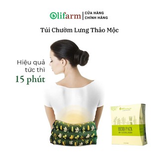 TÚI CHƯỜM LƯNG THẢO MỘC XANH RÊU - HÀNG CHÍNH HÃNG giảm đau lưng, khớp cổ, vai